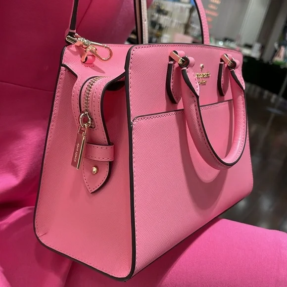 Kate Spade Madison Saffiano Leather Small Satchel
Blossom Pink
NWT - Picture 9 of 16